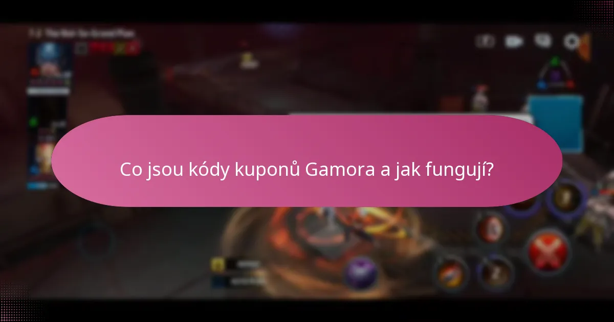 Jaké exkluzivní odměny mohu získat s kódy kuponů Gamora?