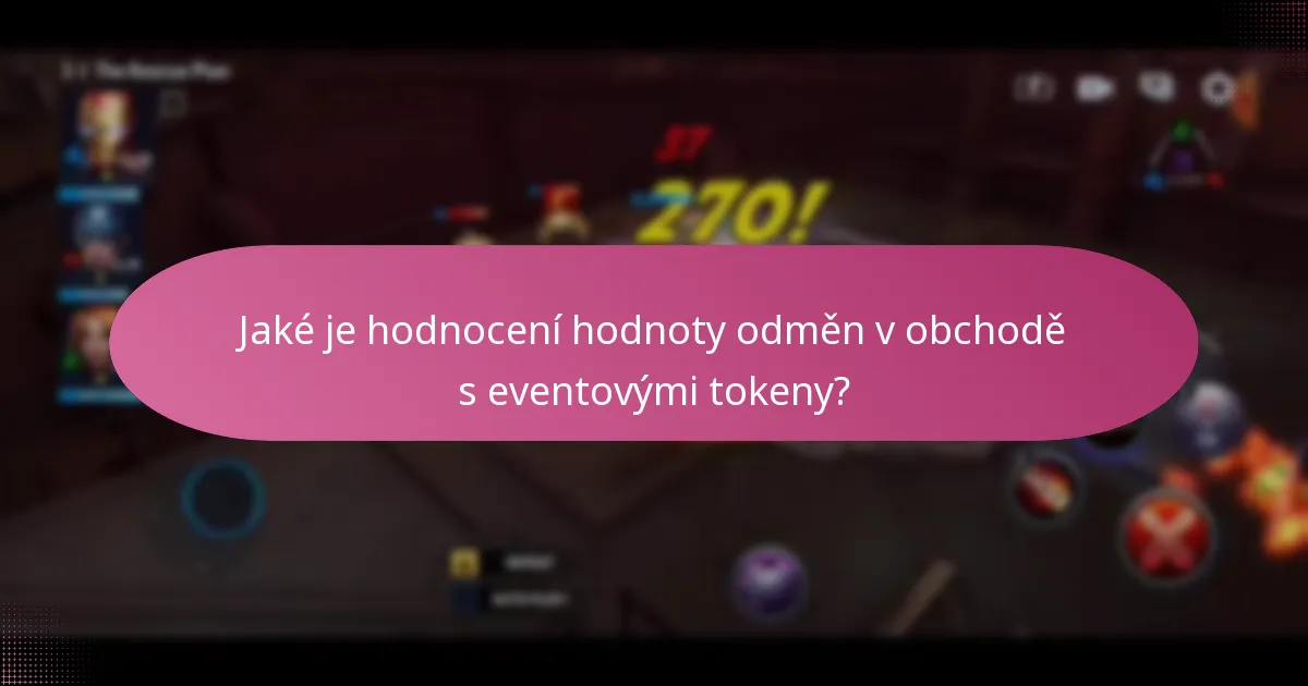 Jaké je hodnocení hodnoty odměn v obchodě s eventovými tokeny?