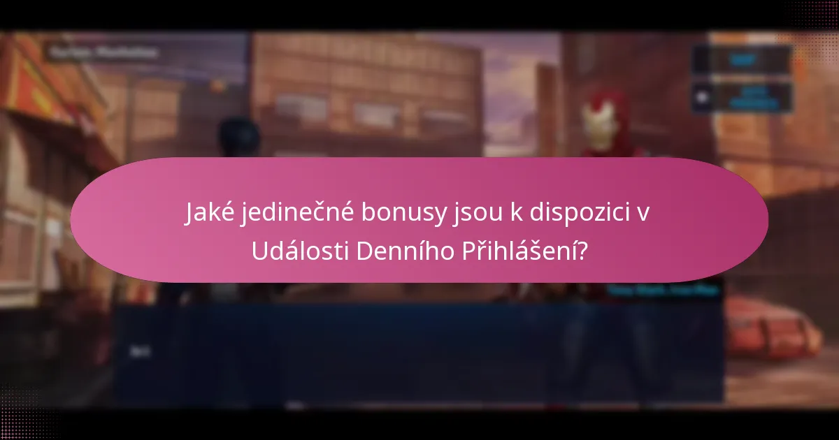 Jaké materiály na vylepšení jsou zahrnuty v Události Denního Přihlášení?